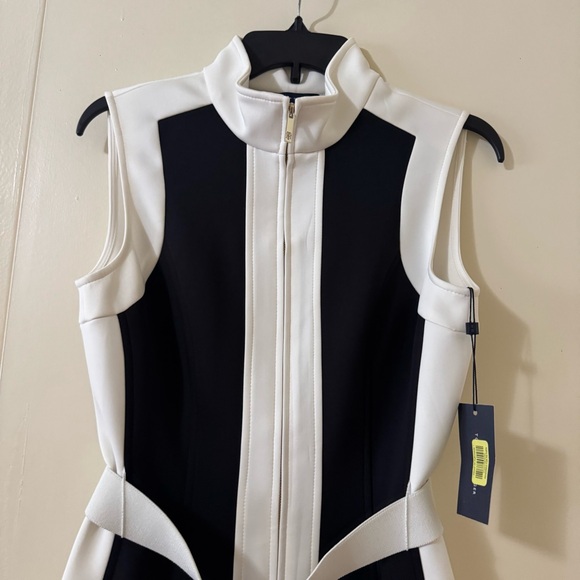 Tommy Hilfiger Women's Scuba Crepe Sheath Dress NWT Size 4 - Picture 3 of 7